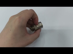 Conception en acier inoxydable dans les connecteurs hermétiques à alimentation directe à broche unique avec des matériaux à broches 4J50