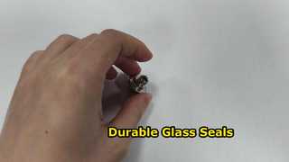 Joints métalliques en verre fiables pour l'industrie