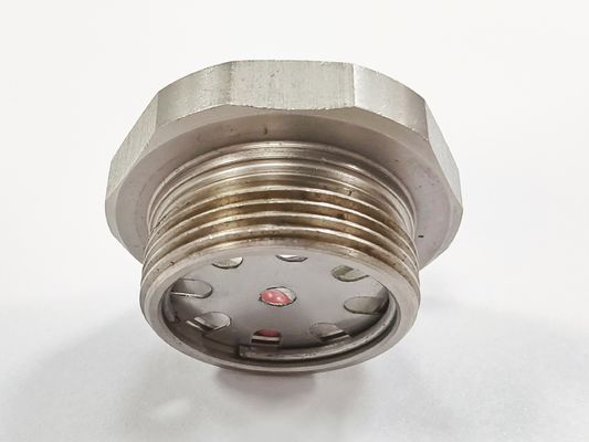 Verre à vue hermétique sous pression avec connexion à brides Verre à joint métallique 1215 acier