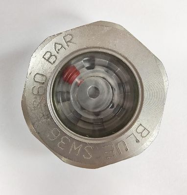 Verre à vue hermétique sous pression avec connexion à brides Verre à joint métallique 1215 acier