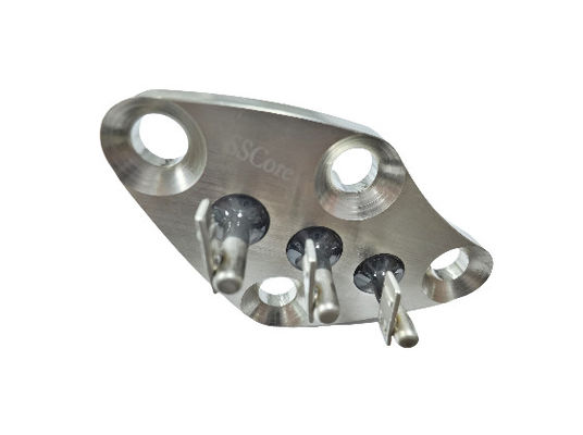 Connecteur automobile hermétique isolé 12V-540V en verre et en céramique