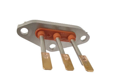 Terminals de compresseurs hermétiques avec matériau PINS SUH446 en acier inoxydable et nickel électroless