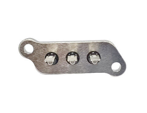 Terminel scellé à barres de soudage courtes plaqué au nickel avec une longueur d'aiguille de 30,6 mm et une résistance d'isolation de 1000 MΩ