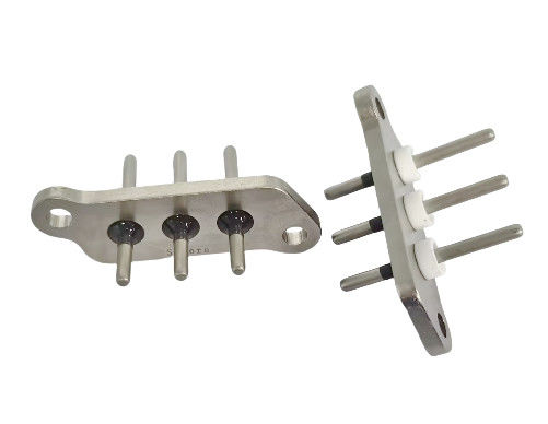 Aiguille en acier de 40 mm pour borne scellée de compresseur de véhicule à énergie isolée à 1000MΩ 1000VDC et nickelée 3-5 μm