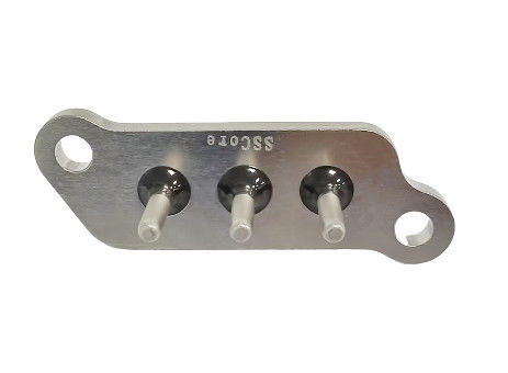 Aiguille en acier de 40 mm pour borne scellée de compresseur de véhicule à énergie isolée à 1000MΩ 1000VDC et nickelée 3-5 μm