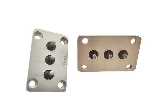 23.7mm épingle en acier avec une extrémité conique et une petite plaque carrée pour le compresseur de climatisation