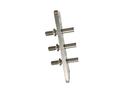 Plaque de raccordement à surface lisse, tension nominale 600V, propriété isolante de 2000MΩ pour applications 6.2mm X 42.5mm X 42.5mm