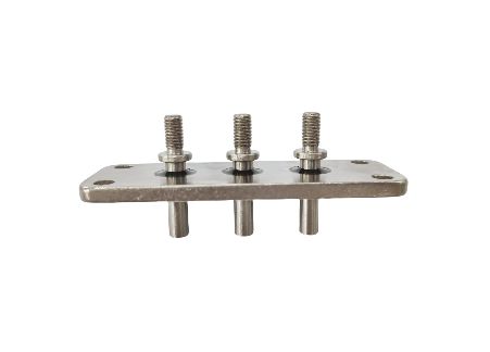 Plaque de raccordement à surface lisse, tension nominale 600V, propriété isolante de 2000MΩ pour applications 6.2mm X 42.5mm X 42.5mm