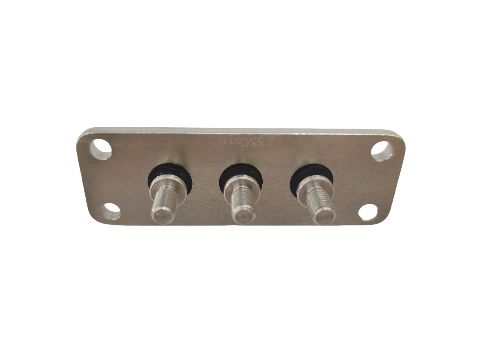 Plaque de raccordement à surface lisse, tension nominale 600V, propriété isolante de 2000MΩ pour applications 6.2mm X 42.5mm X 42.5mm