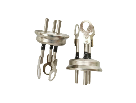 Terminals de compresseurs de réfrigérateur équipés de broches en acier inoxydable SUH446 et de finitions de 2-4 μm pour un fonctionnement en douceur