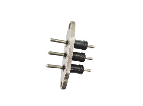 Connecteur de véhicule électrique hermétique avec courant de fonctionnement maximal de 30 A, matériaux SUH446 et broche en cuivre
