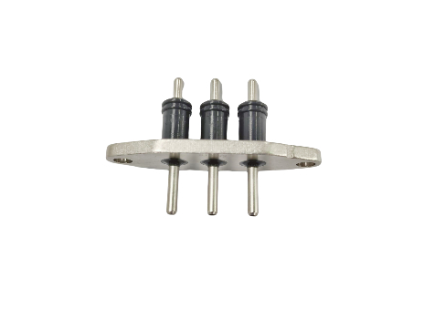Connecteur de véhicule électrique hermétique avec courant de fonctionnement maximal de 30 A, matériaux SUH446 et broche en cuivre