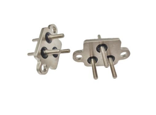 Terminal hermétiquement scellé 304 en acier inoxydable Installation de coque en fer et test de rupture de 5,0 MPa pour les environnements critiques